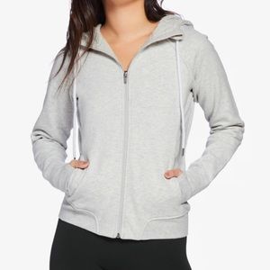 Grey zip-up